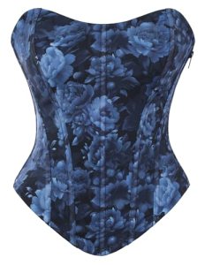 Scarlet Darkness Corset Tops for Women Renaissance Floral Bustier Western Concer