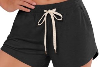 iceROSE Sweat Shorts for Women, Athletic Running Workout Drawstring Casual Loung