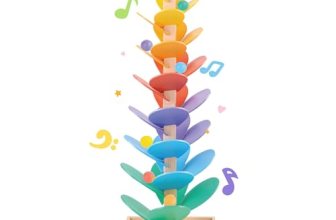 Wooden Marble Run Music Tree Marble Run Learning Game Montessori Wooden Color So