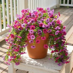 UJROQI Artificial Fake Hanging Flowers for Outdoors