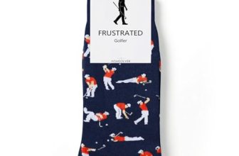 Homsolver Golf Socks for Men, Dad Fathers Day Birthday Golf Gifts for Men