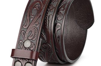 BELTROAD Western Leather Belt Strap for Men Women without Buckle 1.5″ Wide Cowbo