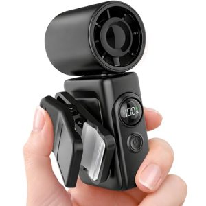 Hotsales Clip-On Portable Fan, 13500 RPM High-Speed Rechargeable Handheld Mini F