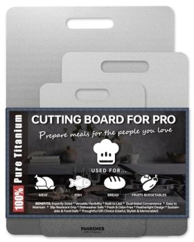 Katori Titanium Cutting Board for Kitchen