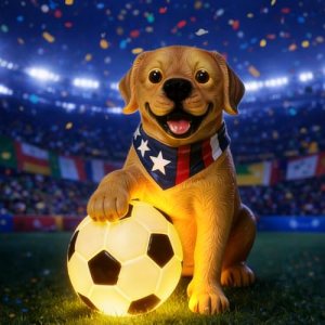 ILLUMINEW World Cup 2026 Decor, World Cup Gifts for Sports Fans, Solar Outdoor G