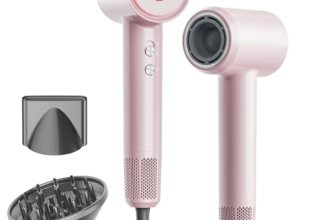 Hair Dryer, 160,000 RPM High-Speed Ionic Blow Dryer with Brushless Motor for Fas