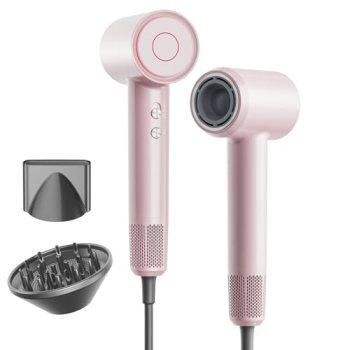 Hair Dryer, 160,000 RPM High-Speed Ionic Blow Dryer with Brushless Motor for Fas