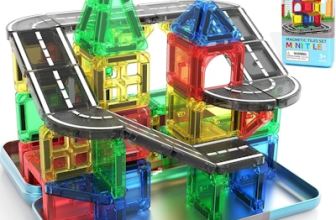 Mini Magnetic Tiles Set, 36 ct