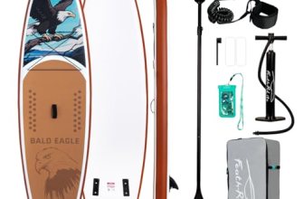 FEATH-R-LITE Inflatable Paddle Board Stand Up Paddleboards for Adults SUP with P