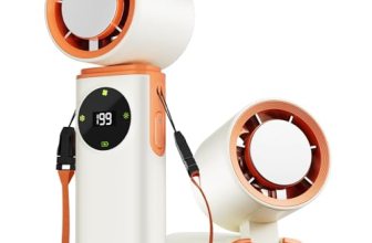 SSWind 6000mAh Portable Handheld Fan with Ice Cooling