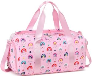 Gym Bag Sports Duffle Bag with Wet Pocket Weekender Overnight Bags with Waterpro