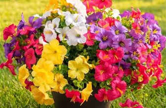 Vemander Artificial Flowers for Outdoors Fake Plants Outside Decoration