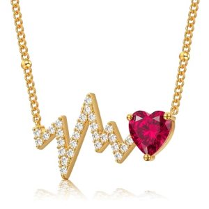Helirose Heart Necklace for Women