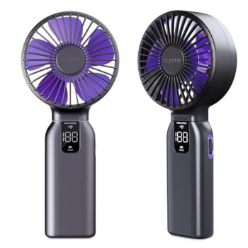 Funme Portable Handheld Fan, 10000mAh Rechargeable Personal Fan with 1-100 Speed