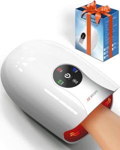 JZBRAIN Hand Massager with Heat and Compression: Cordless Heated Hand Massage fo