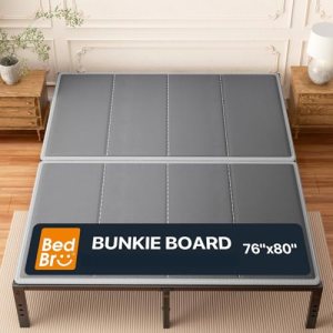 BedBro Bunkie Board King 10mm (76″ x 80″) – Grey Under Mattress Support