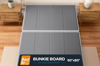 BedBro Bunkie Board Queen 10mm (60″ x 80″) – Gray Under Mattress Support