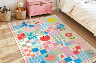 3×4 Washable Kid Bedroom Rug for Girls