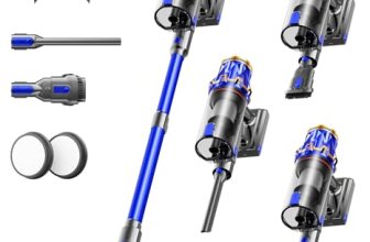 Cordless Vacuum Cleaner, Upgraded 650W 55KPA 70Mins Vacuum Cleaners for Home wit