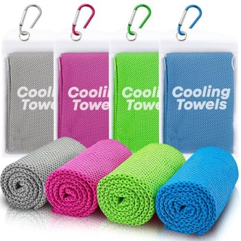 RUENVUE 4 Pack Cooling Towels (40″x 12″)