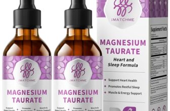 (2 Pack) Magnesium Taurate Liquid Drops for Heart