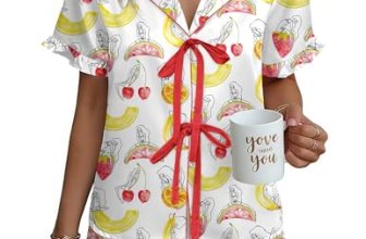 Ekouaer Satin Pajama for Women Short Sleeve Silky Pj Short Set Bow Front Tie Up
