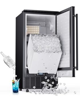 ICEVIVAL Commercial Under Counter Ice Maker with Drain Pump