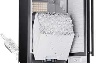 ICEVIVAL Commercial Under Counter Ice Maker with Drain Pump