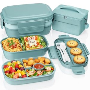 Adults Bento Lunch Box Set with Lunch Bag