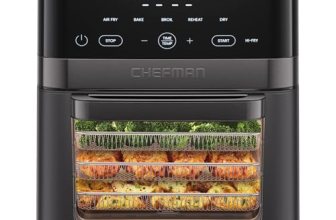 Chefman Air Fryer 6-in-1, XL 14-Quart Multifunctional Airfryer with Touchscreen