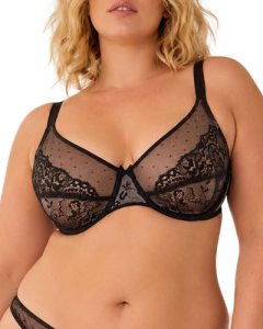 As Fairy 1mm Thin Lace Minimizer Bras for Women Full Coverage Lace Underwire Unl