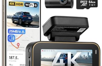 70mai A810 Lite 4K Dash Cam Front and Rear
