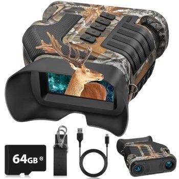 WOSPORTS 4K Night Vision Goggles – up to 80X Total Magnification