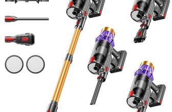 Cordless Vacuum Cleaner, 650W/55KPA/70 Mins Vacuum Cleaners for Home with Self-S