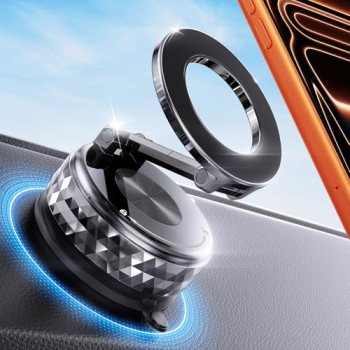 Meifigno Fits 360 ° Rotating Magsafe Car Mount for Tesla