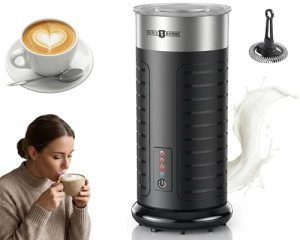 Stainless Steel Milk Frother, Waterproof & Fully Dishwasher Safe