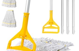 Commercial Mop Heavy Duty Industrial Mop- 3 Extra Large Cotton Looped Heads