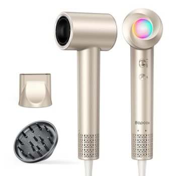 Hair Dryer, 160,000 RPM High-Speed Ionic Blow Dryer with Diffuser