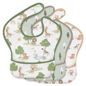 CIVARUA KIDS 3-Pack Baby Feeding Bibs