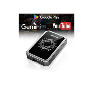 LAMTTO Wireless CarPlay Adapter with Gemini AI
