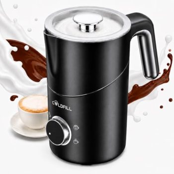 COLDFILL 8-in-1 Milk Frother, 21.16oz/600ml Automatic Milk Frother and Steamer