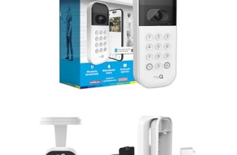 myQ Smart Garage Starter Kit: Garage Door Video Keypad + Wired Power Adapter Kit