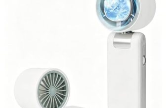 FSUM Portable Handheld Mini Fan with Ice Cooler