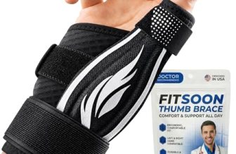 FITSOON Thumb Support Brace | Upgraded Thumb Spica Splint Stabilizer Pain Relief