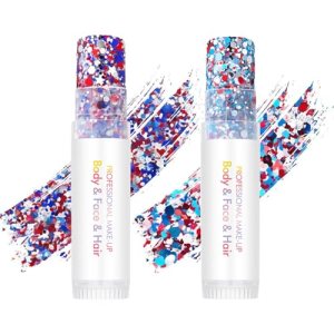 4th of July Body Glitter Stick (2PCS)