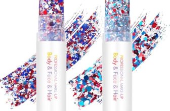 4th of July Body Glitter Stick (2PCS)
