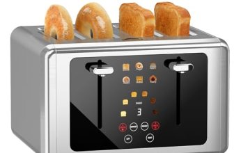 WUNLY Smart Digital 4 Slice Toaster with Touch Screen