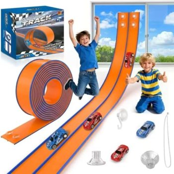 DKOXT 15 Ft Flexible Race Track for Kids
