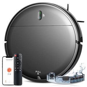 Robot Vacuum and Mop Combo, 2 in 1 Robotic Vacuum Cleaner with Schedule