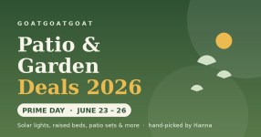 Amazon Patio and Garden deals 2026 — solar lights, raised beds, patio sets